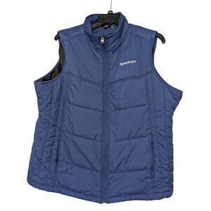 SPECTRUM Internet Cable Employee Uniform Puffer Vest Womens Size 3XL
